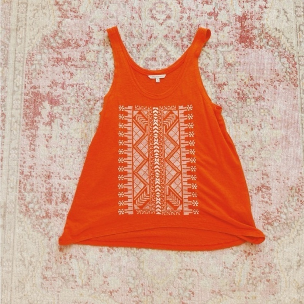 Rebecca Minkoff, Women’s Sleeveless Top with Geometric Print